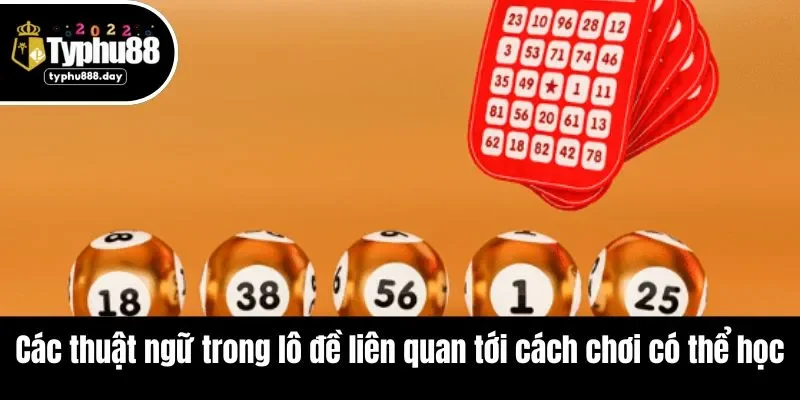 Các thuật ngữ trong lô đề liên quan tới cách chơi có thể học