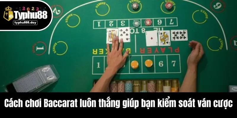 Cách chơi Baccarat luôn thắng giúp bạn kiểm soát ván cược