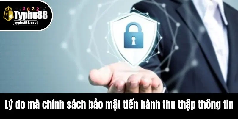 Lý do mà chính sách bảo mật tiến hành thu thập thông tin