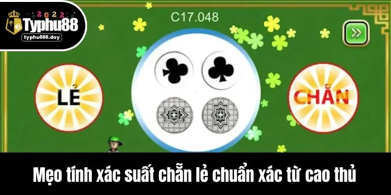 Mẹo Tính xác suất chẵn lẻ trong xóc đĩa