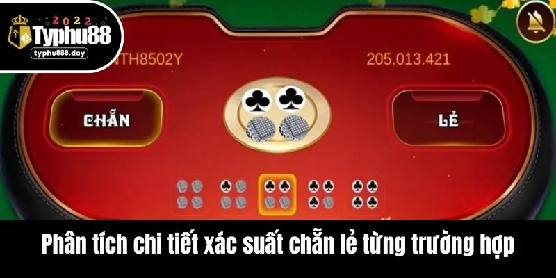 Phân tích chi tiết xác suất chẵn lẻ từng trường hợp