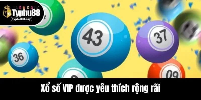 Xổ số VIP được yêu thích rộng rãi